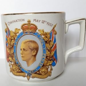 Antique Cup Coronation of King Edward VIII in 1937.